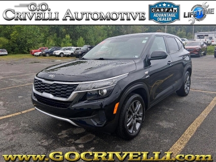 Used 2021 Kia Seltos 4d SUV AWD LX at G.O. Crivelli Autmotive Inc. near New Castle, PA