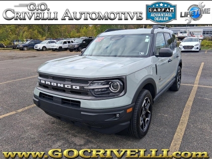 Used 2022 Ford Bronco Sport Big Bend 4x4 at G.O. Crivelli Autmotive Inc. near New Castle, PA