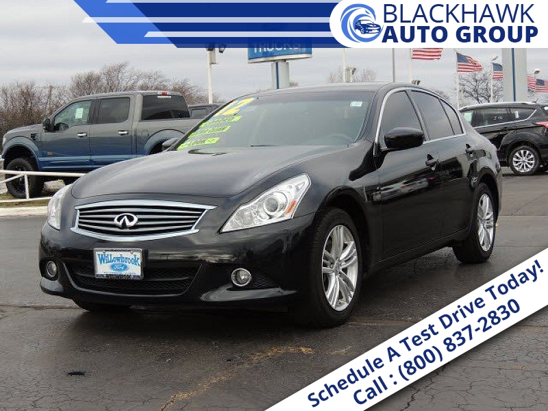 Used 2012  INFINITI G25 4d Sedan X AWD at Blackhawk Used Cars near Bettendorf, IA