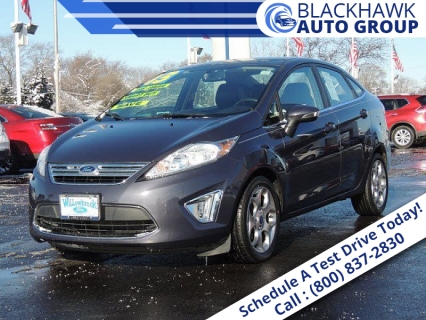 Used 2013 Ford Fiesta 4d Sedan Titanium at Blackhawk Used Cars near Bettendorf, IA