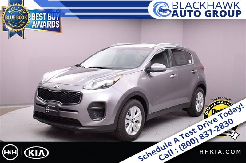 New 2018  Kia Sportage 4d SUV FWD LX w/Popular Pkg at Blackhawk Used Cars near Bettendorf, IA