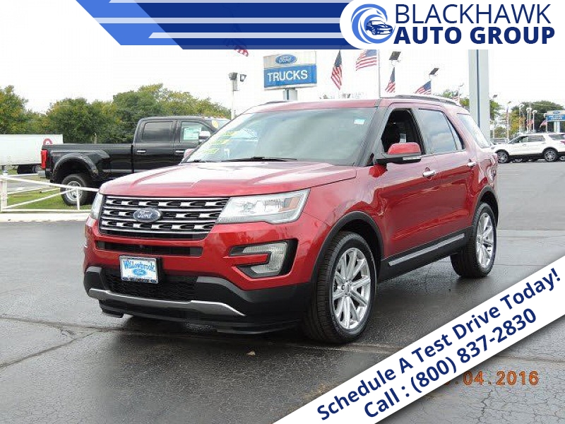 Used 2016  Ford Explorer 4d SUV 4WD Limited at Blackhawk Used Cars near Bettendorf, IA