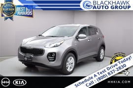 New 2018  Kia Sportage 4d SUV AWD LX at Promax Motors near Davenport, IA
