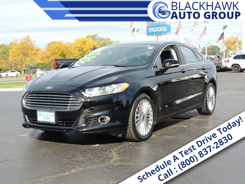 Used 2016  Ford Fusion 4d Sedan Titanium at Blackhawk Used Cars near Bettendorf, IA