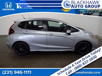 New 2018 Honda Fit 4d Hatchback Sport CVT at Blackhawk Used Cars near Bettendorf, IA