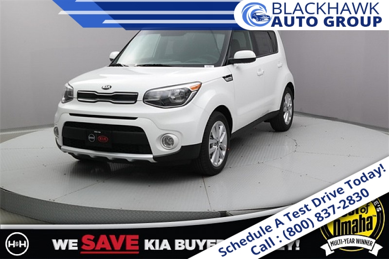 New 2018  Kia Soul 4d Hatchback + at Blackhawk Used Cars near Bettendorf, IA