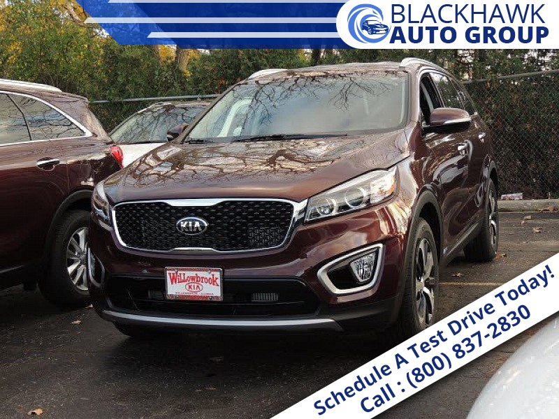 New 2017  Kia Sorento 4d SUV AWD EX Turbo at Blackhawk Used Cars near Bettendorf, IA