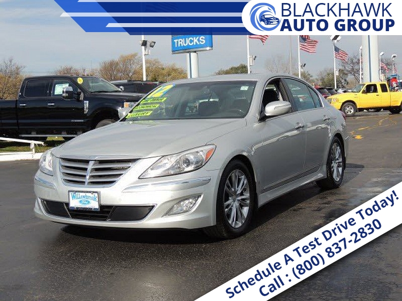 Used 2012  Hyundai Genesis 4d Sedan 4.6L at Blackhawk Used Cars near Bettendorf, IA