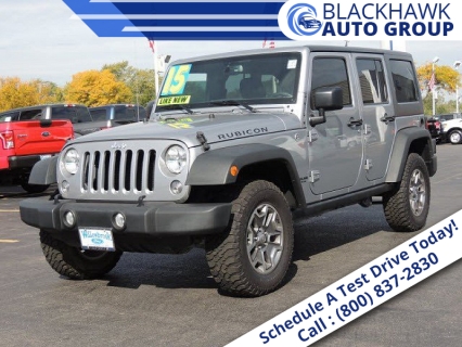 Used 2015 Jeep Wrangler Unlimited 4d Convertible Rubicon at Blackhawk Used Cars near Bettendorf, IA