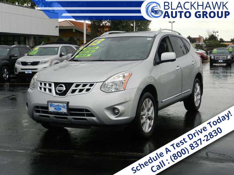 Used 2013  Nissan Rogue 4d SUV AWD S at Blackhawk Used Cars near Bettendorf, IA