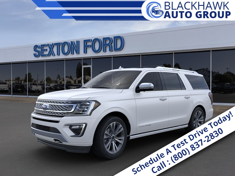 New 2020  Ford Expedition Max 4d SUV 4WD Platinum at Blackhawk Used Cars near Bettendorf, IA