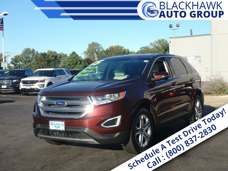 Used 2015  Ford Edge 4d SUV AWD Titanium V6 at Promax Motors near Davenport, IA