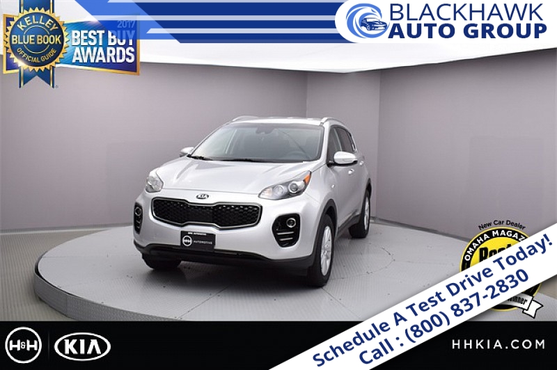 New 2018  Kia Sportage 4d SUV AWD LX w/Popular Pkg at Blackhawk Used Cars near Bettendorf, IA