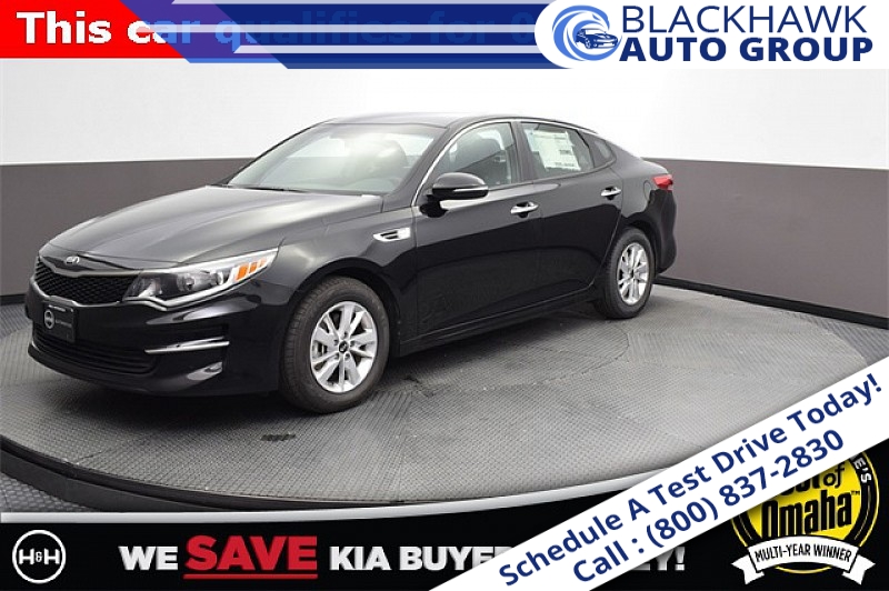 New 2018  Kia Optima 4d Sedan LX at Blackhawk Used Cars near Bettendorf, IA