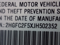 New 2018  Honda Civic Sedan 4d LX CVT at Promax Motors near Davenport, IA