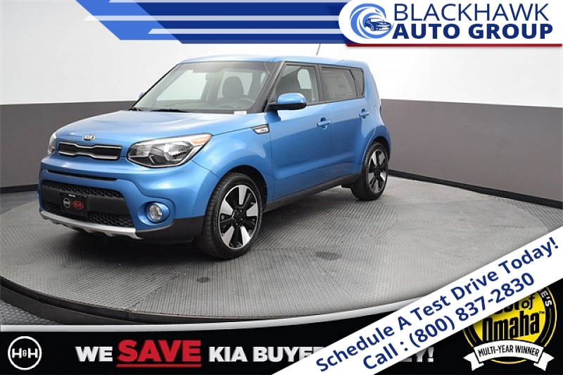 New 2018  Kia Soul 4d Hatchback + at Blackhawk Used Cars near Bettendorf, IA