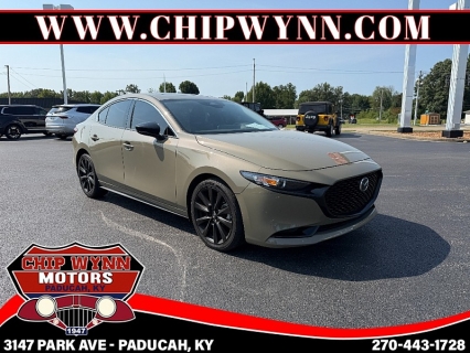 Used 2024 Mazda Mazda3 Sedan 2.5 Carbon Turbo AWD at Chip Wynn Motors near Paducah, KY