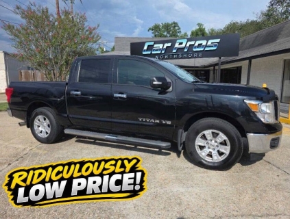 Used 2018 Nissan Titan 2WD Crew Cab SV at Car Pros Northshore near Covington, LA
