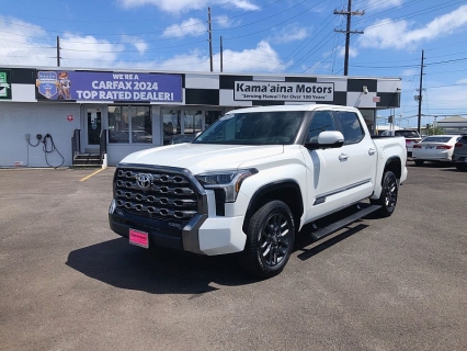 Used 2025 Toyota Tundra 4WD Platinum CrewMax 5.5ft Bed at Kama'aina Motors near Hilo, HI