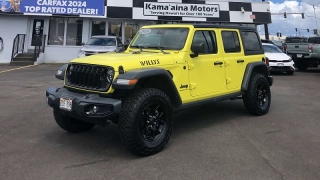Used 2024 Jeep Wrangler Willys 4 Door 4x4 at Kona Nissan near Kailua Kona, HI
