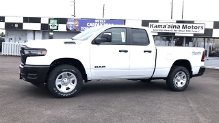 New 2025  Ram 1500 4WD Tradesman Quad Cab 6'4" Box at IK Auto Group near Hilo&comma; HI