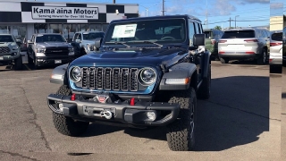 New 2025 Jeep Wrangler Rubicon 4 Door 4x4 at IK Auto Group near Hilo, HI