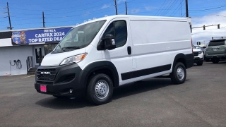 New 2025 Ram ProMaster Cargo Van Tradesman 2500 Lo Roof 136" WB w/Pass St at IK Auto Group near Hilo, HI