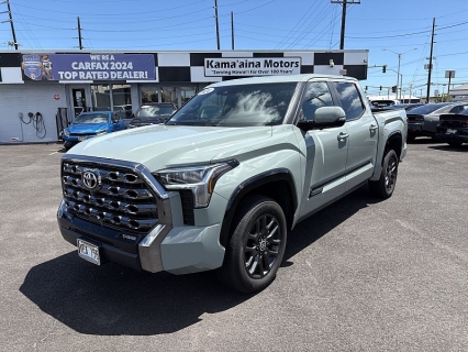 Used 2024 Toyota Tundra 4WD Platinum CrewMax 5.5ft Bed at Kama'aina Motors near Hilo, HI