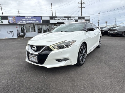 Used 2016 Nissan Maxima 4d Sedan SR at Kama'aina Motors near Hilo, HI