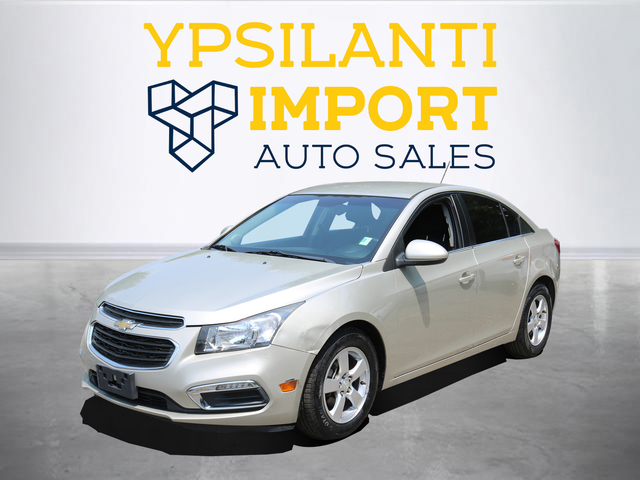 Used 2015  Chevrolet Cruze 4d Sedan LT w/1LT Auto at Ypsilanti Import Auto Sales near Ypsilanti, MI
