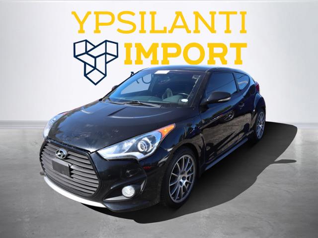 Used 2014  Hyundai Veloster 3d Coupe Turbo w/Blue Seats 6spd at Ypsilanti Import Auto Sales near Ypsilanti, MI