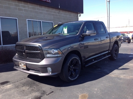 Used 2017 Ram 1500 4WD Crew Cab Night at Auto Smart of Algona near Algona, IA