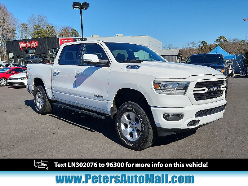 Used 2020  Ram 1500 4WD Crew Cab Big Horn at Peters Auto Mall near High Point, NC
