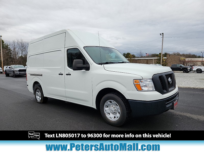 Used 2020  Nissan NV 2500 Cargo Van 3d High Roof Van SV V6 at Peters Auto Mall near High Point, NC