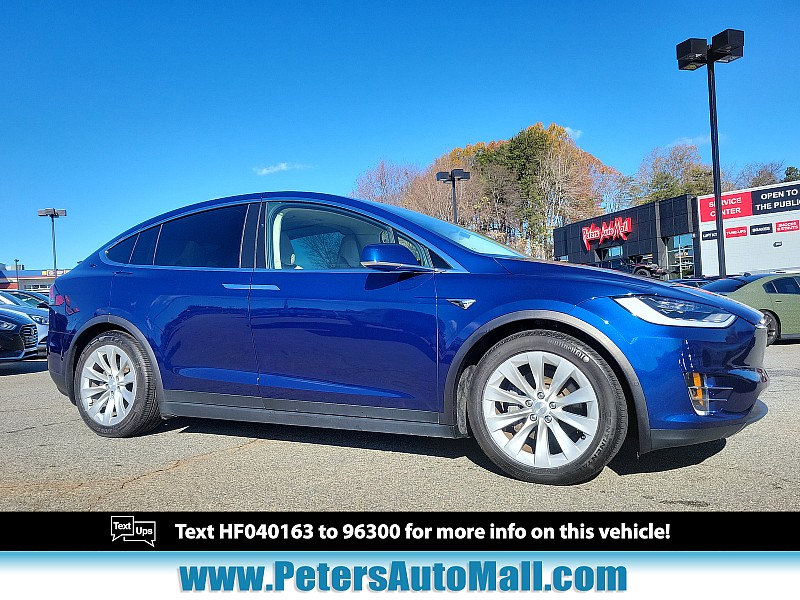 Used 2017  Tesla Model X 4d Sport Utility AWD 75D at Peters Auto Mall near High Point, NC