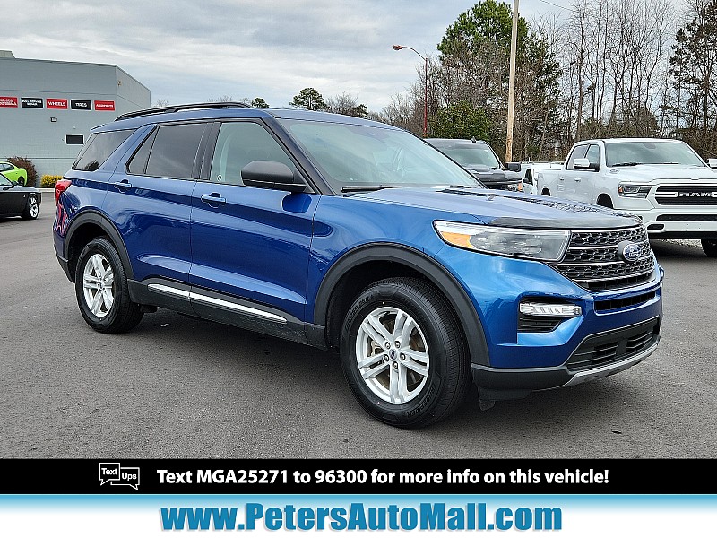 Used 2021  Ford Explorer XLT 4WD at Peters Auto Mall near High Point, NC