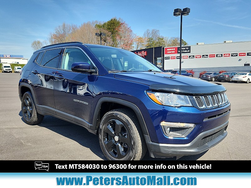 Used 2021  Jeep Compass Latitude 4x4 at Peters Auto Mall near High Point, NC