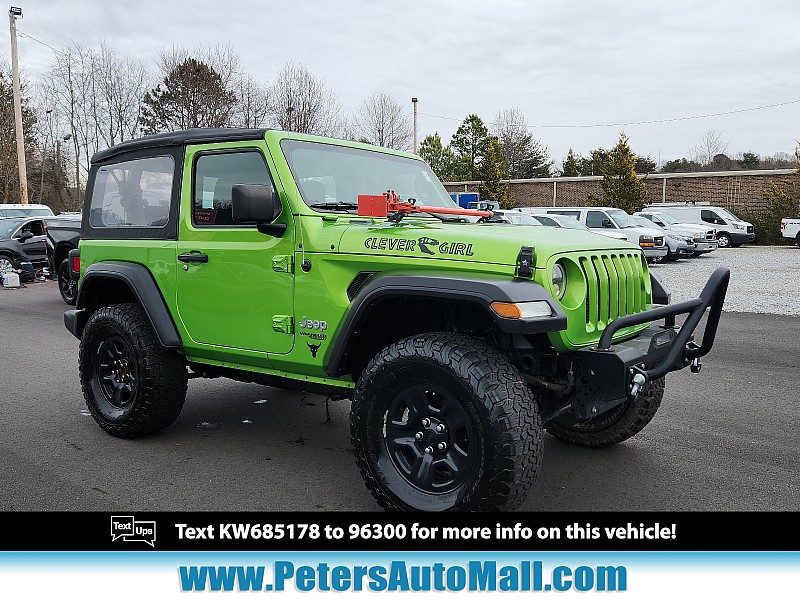 Used 2019  Jeep Wrangler 2d SUV 4WD Sport S at Peters Auto Mall near High Point, NC