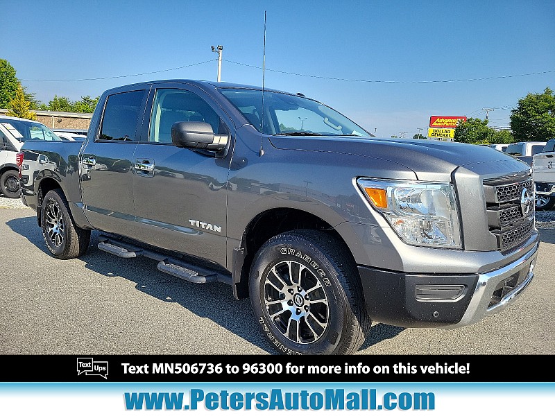 Used 2021  Nissan Titan 4x2 Crew Cab SV at Peters Auto Mall near High Point, NC