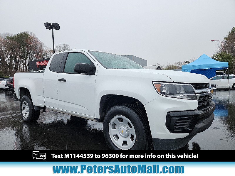 Used 2021  Chevrolet Colorado 2WD Ext Cab 128" Work Truck at Peters Auto Mall near High Point, NC