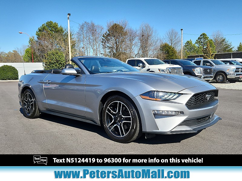 Used 2022  Ford Mustang EcoBoost Premium Convertible at Peters Auto Mall near High Point, NC