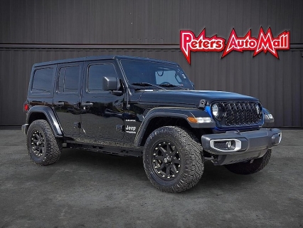 Used 2020 Jeep Wrangler Unlimited 4d SUV 4WD Sahara at Peters Auto Mall near High Point, NC