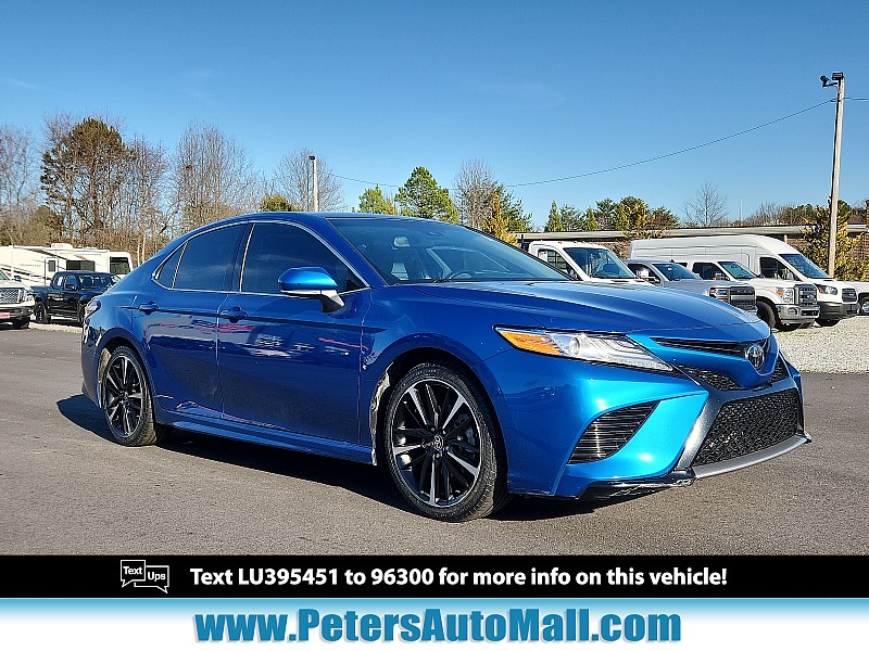 Used 2020  Toyota Camry 4d Sedan XSE at Peters Auto Mall near High Point, NC