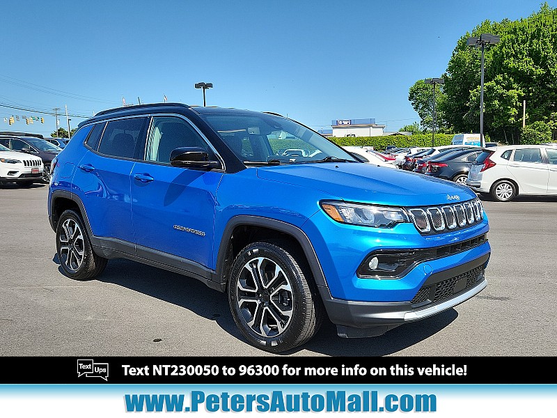 Used 2022  Jeep Compass Limited 4x4 at Peters Auto Mall near High Point, NC