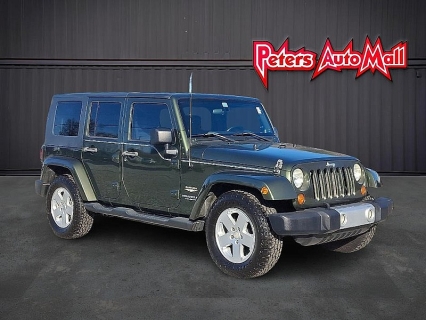 Used 2008 Jeep Wrangler Unlimited 4d Convertible RWD Sahara at Peters Auto Mall near High Point, NC