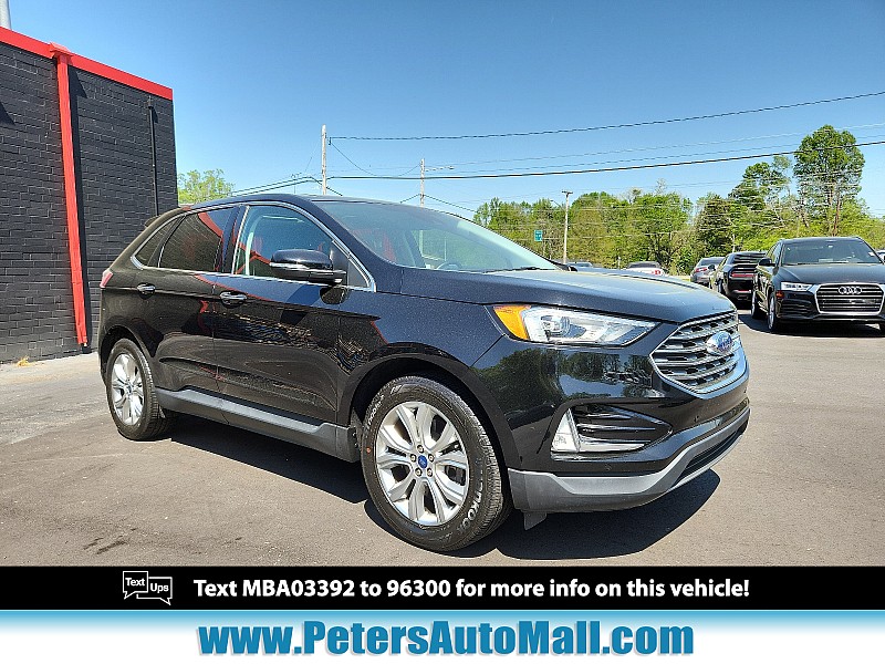 Used 2021  Ford Edge Titanium AWD at Peters Auto Mall near High Point, NC