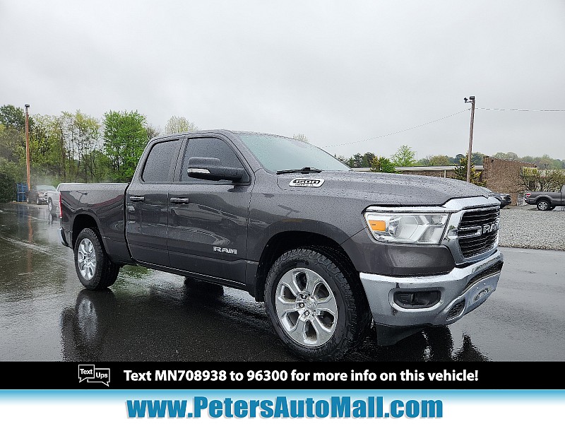 Used 2021  Ram 1500 2WD Big Horn Quad Cab 6'4" Box at Peters Auto Mall near High Point, NC