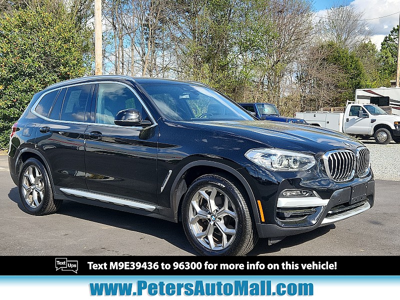 Used 2021  BMW X3 xDrive30i Sports Activity Vehicle at Peters Auto Mall near High Point, NC