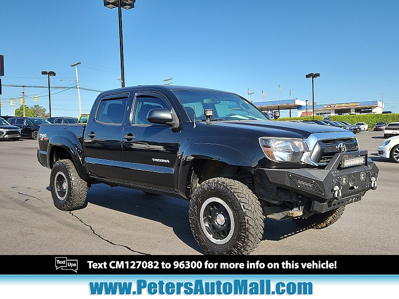 Used 2012  Toyota Tacoma 2WD Double Cab PreRunner V6 Short Bed at Peters Auto Mall near High Point, NC