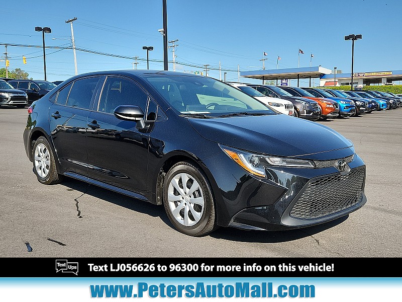Used 2020  Toyota Corolla 4d Sedan LE at Peters Auto Mall near High Point, NC